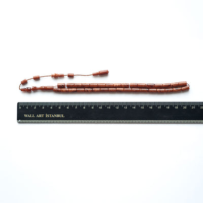 Usta İşçilikli Sıkma Kehribar Kesme Sistemli Tesbih Bilek Boy - WATD149