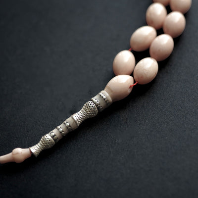 Usta İşçilikli Katalin Tesbih Gümüş İmame - WATD161