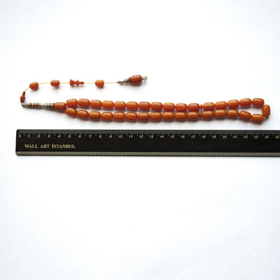 Usta İşçilikli Katalin Tesbih Gümüş İmame - WATD163