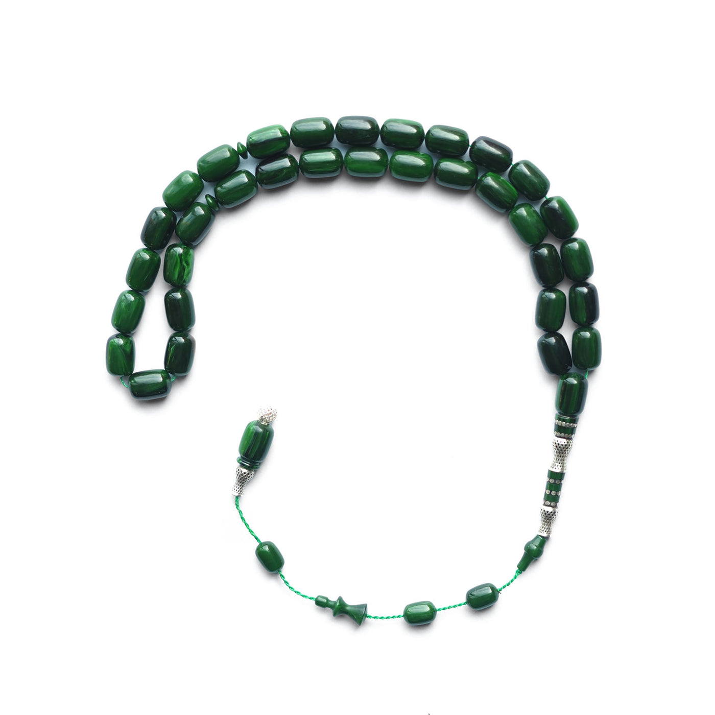 Usta İşçilikli Katalin Tesbih Gümüş İmame - WATD164