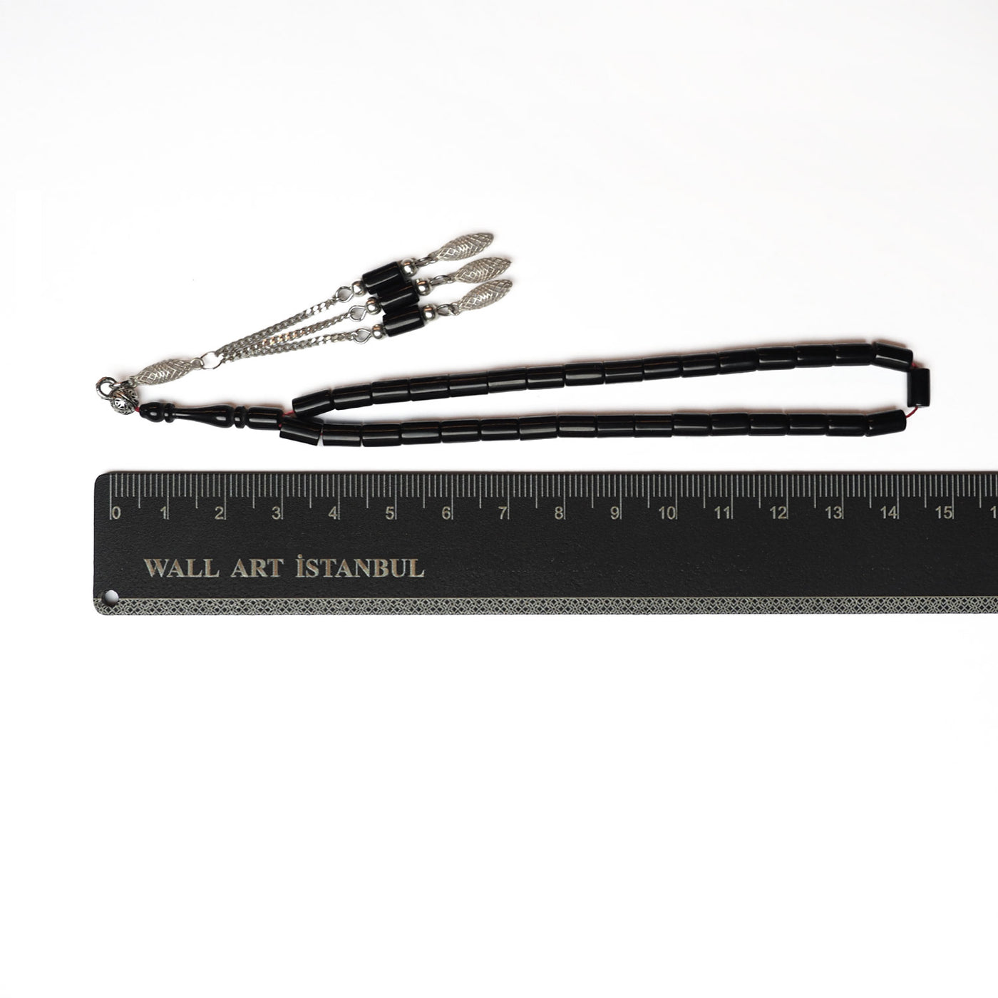 Gümüş Püsküllü Ateş Sıkma Tesbih - WATD181