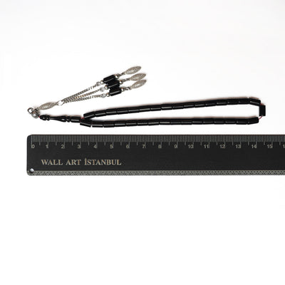 Gümüş Püsküllü Ateş Sıkma Tesbih - WATD181