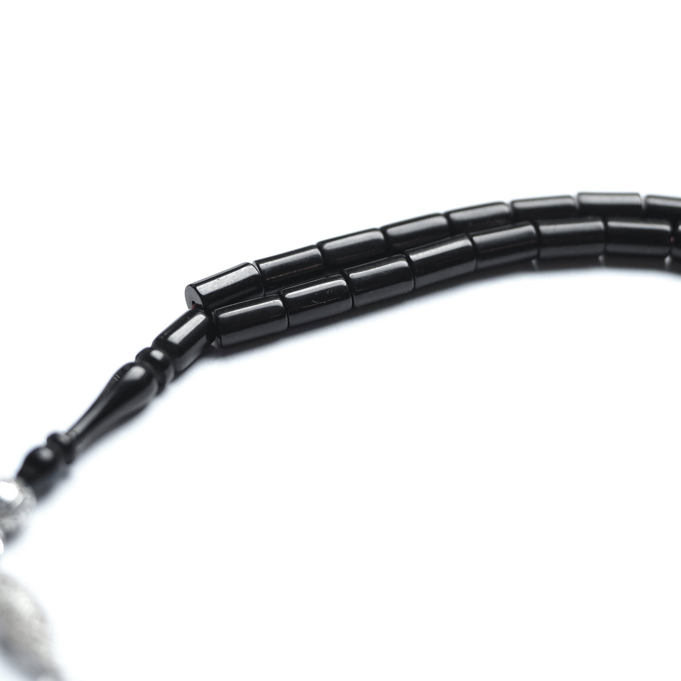 Gümüş Püsküllü Ateş Sıkma Tesbih - WATD181