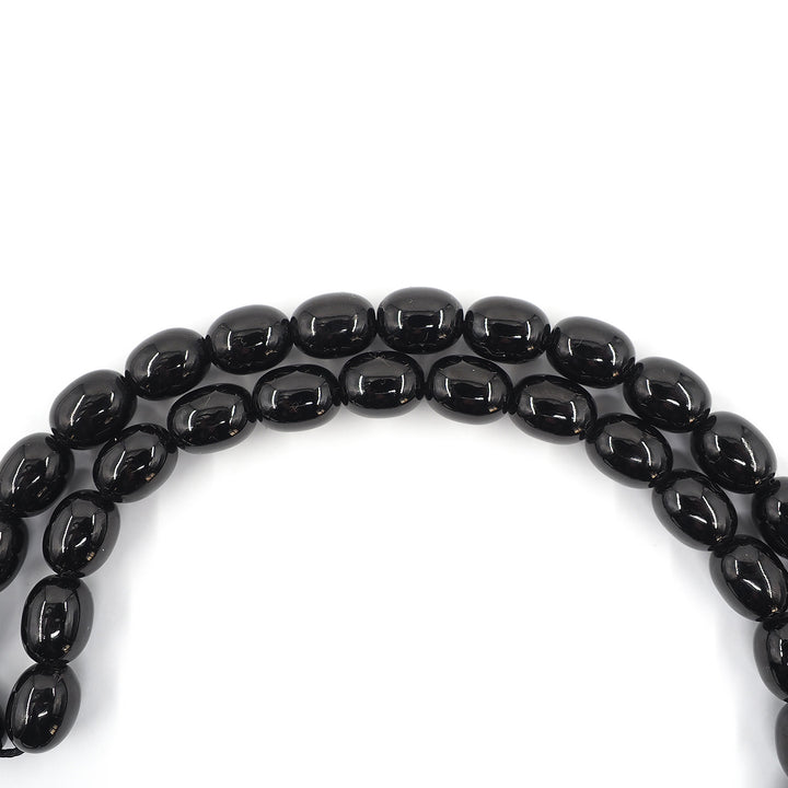 Usta İşçilikli Sade Oltu Taşı Tesbih (Gümüş Kazaz Eskitme Püskül) - WATD401