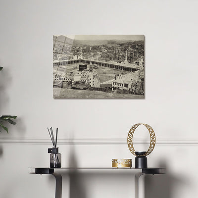 Eski Kabe Görüntüsü Cam Tablo - WTC059