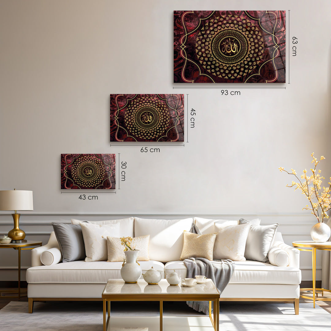 Esmaül Hüsna Cam Tablo - WTC035