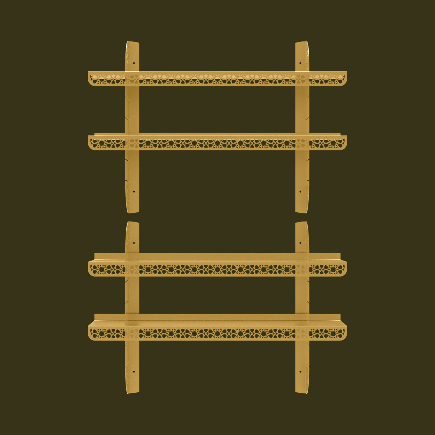 Kadem Ayarlanabilir Metal İslami Duvar Rafı – WAMH199