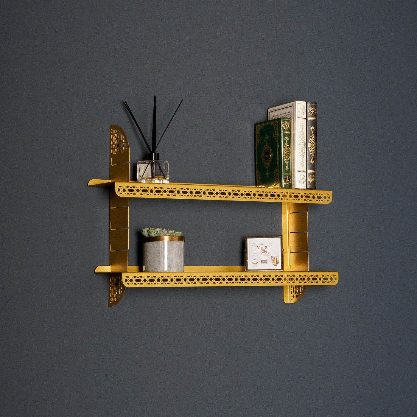 Kadem Ayarlanabilir Metal İslami Duvar Rafı – WAMH199