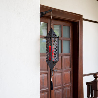 İslami Desenli Metal Duvar Mumluğu - WAMH120