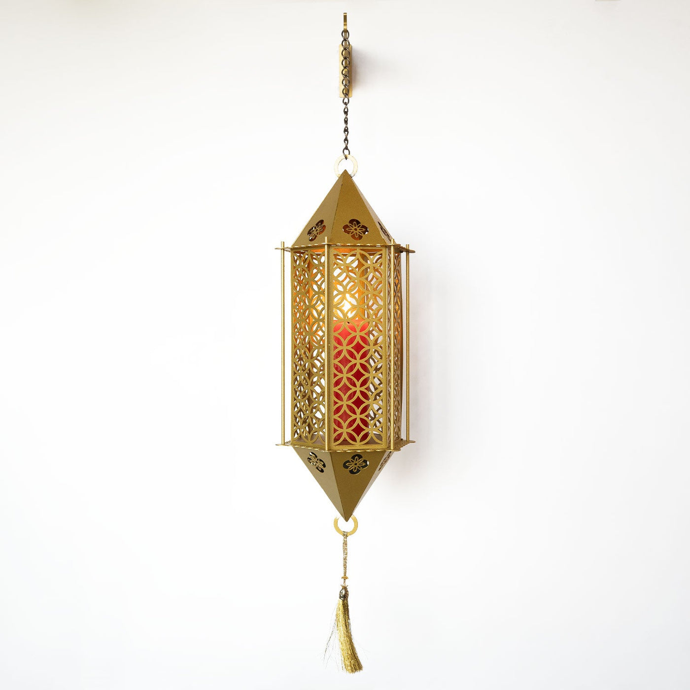 İslami Desenli Metal Duvar Mumluğu - WAMH120