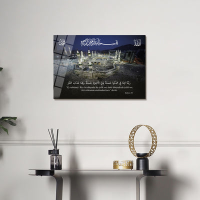 Mescid-i Haram İslami Cam Tablo - WTC066