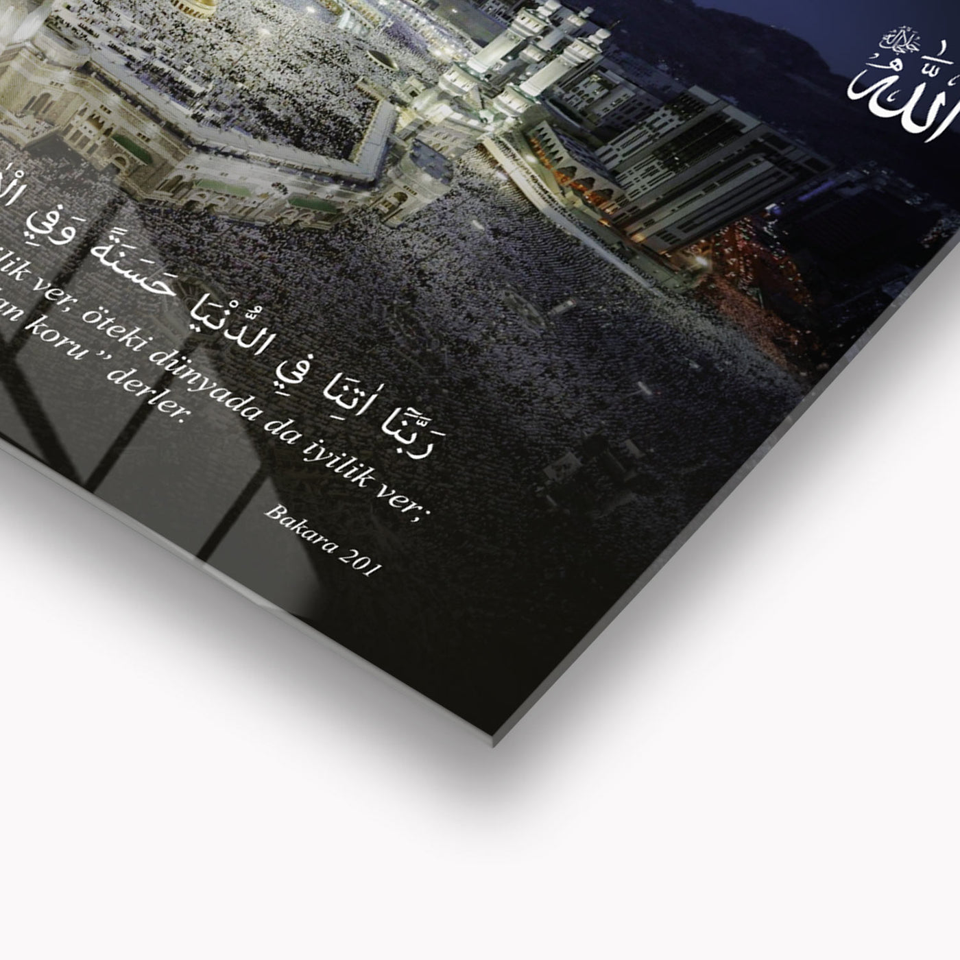 Mescid-i Haram İslami Cam Tablo - WTC066