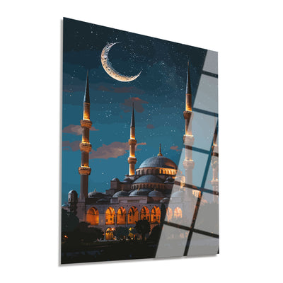 Ay Işığında Sultanahmet Camii Tablosu - WTC060