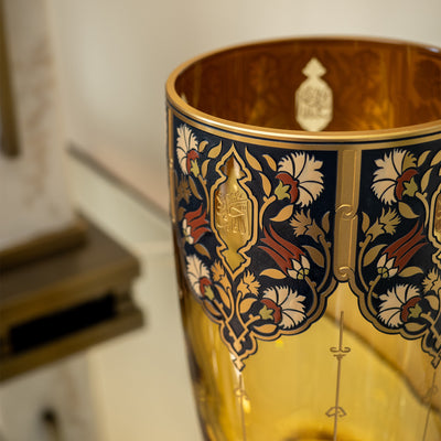 Mürüvvet Cam Vazo Amber - WAMC011