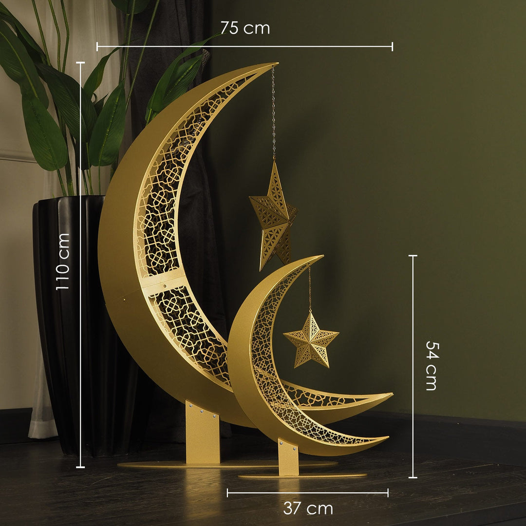 3 Boyutlu Metal Ramazan Hilali - WAMH110