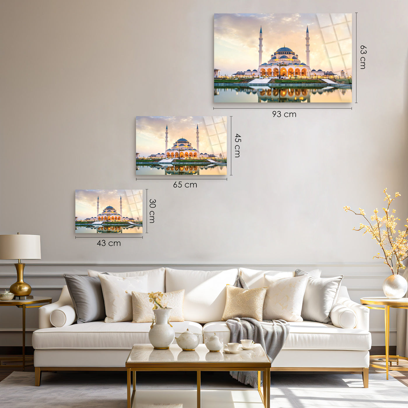 Sharjah Camii Cam Tablo - WTC001