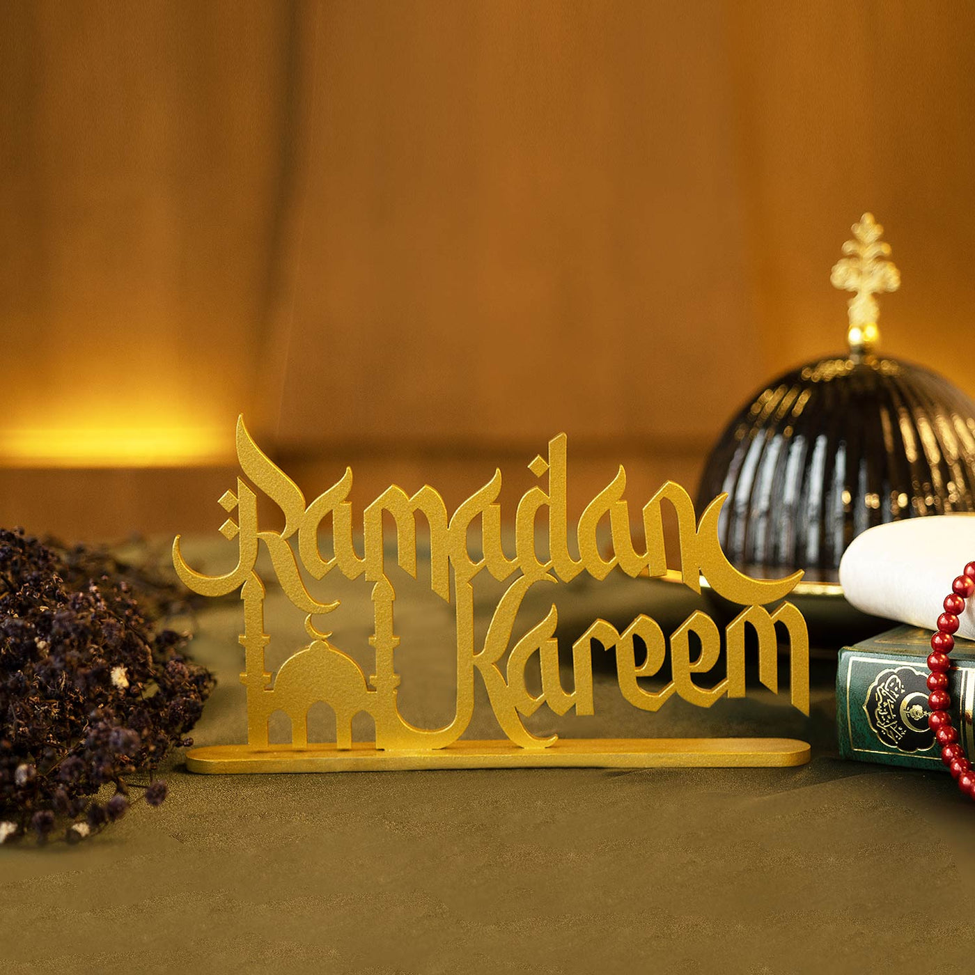 Ramadan Kareem Metal Masaüstü Dekor - WAMH105