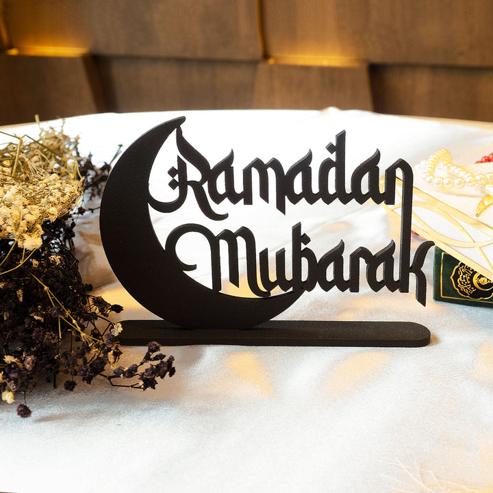 FIRSAT - Ramadan Mubarak Metal Masaüstü Dekor - WAMH107