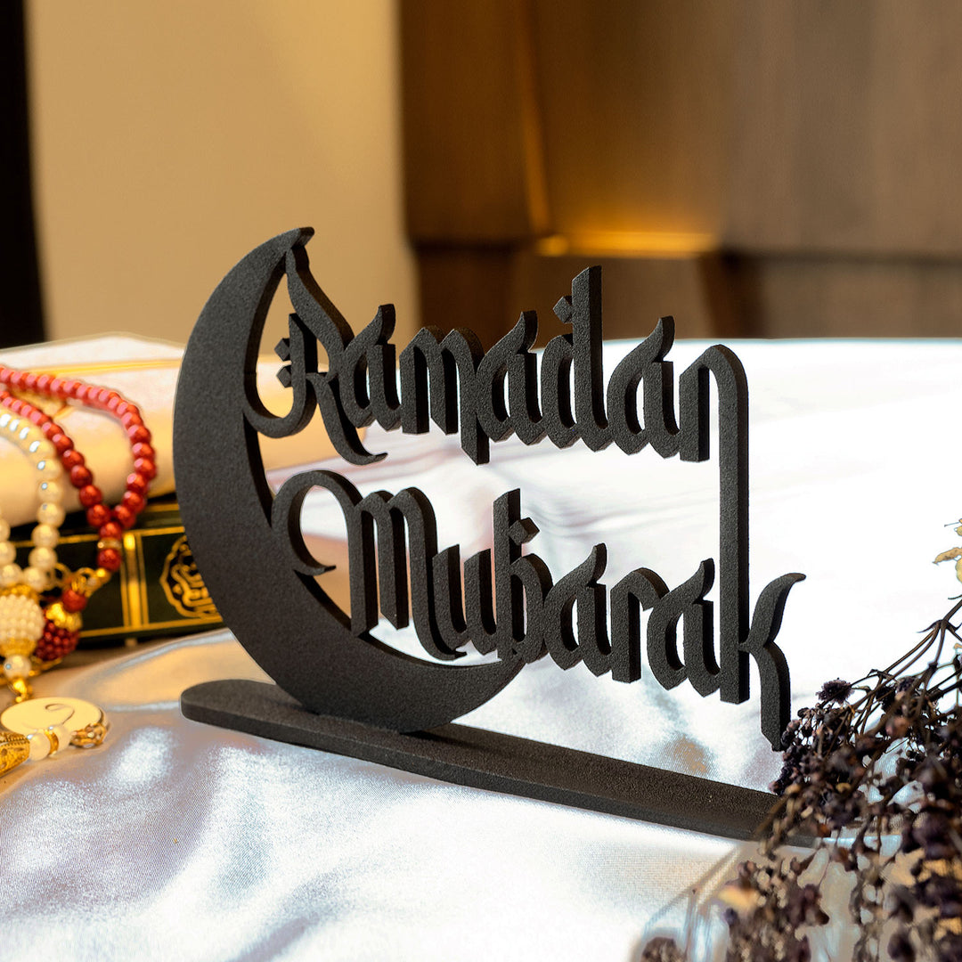 FIRSAT - Ramadan Mubarak Metal Masaüstü Dekor - WAMH107