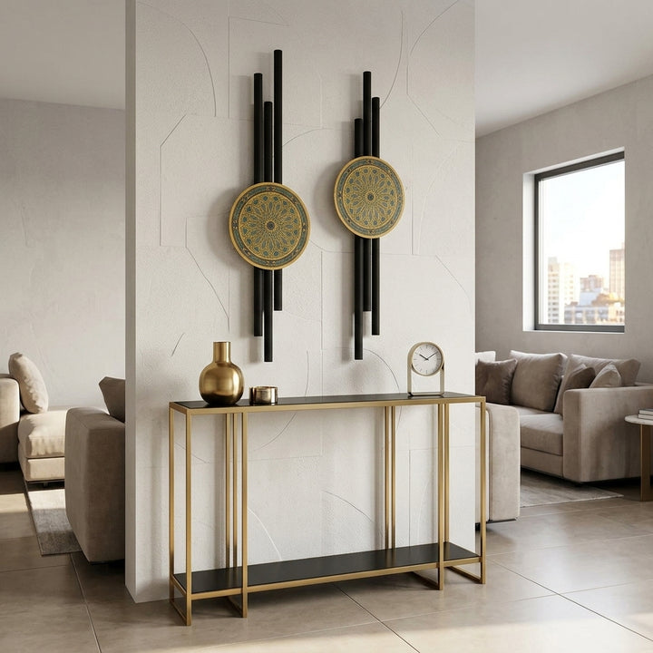 Mizan Metal İslami Motifli Duvar Tablosu 2&